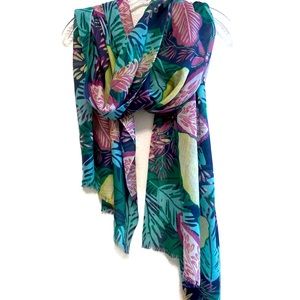 Kinross Cashmere And Silk Lightweight Scarf